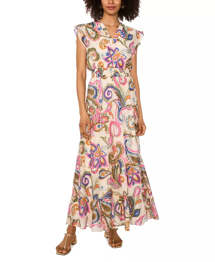 Женское макси-платье с ярусами и принтом "пейсли" Vince Camuto, мультиколор
Женское макси-платье с ярусами и принтом "пейсли" Vince Camuto, мультиколор