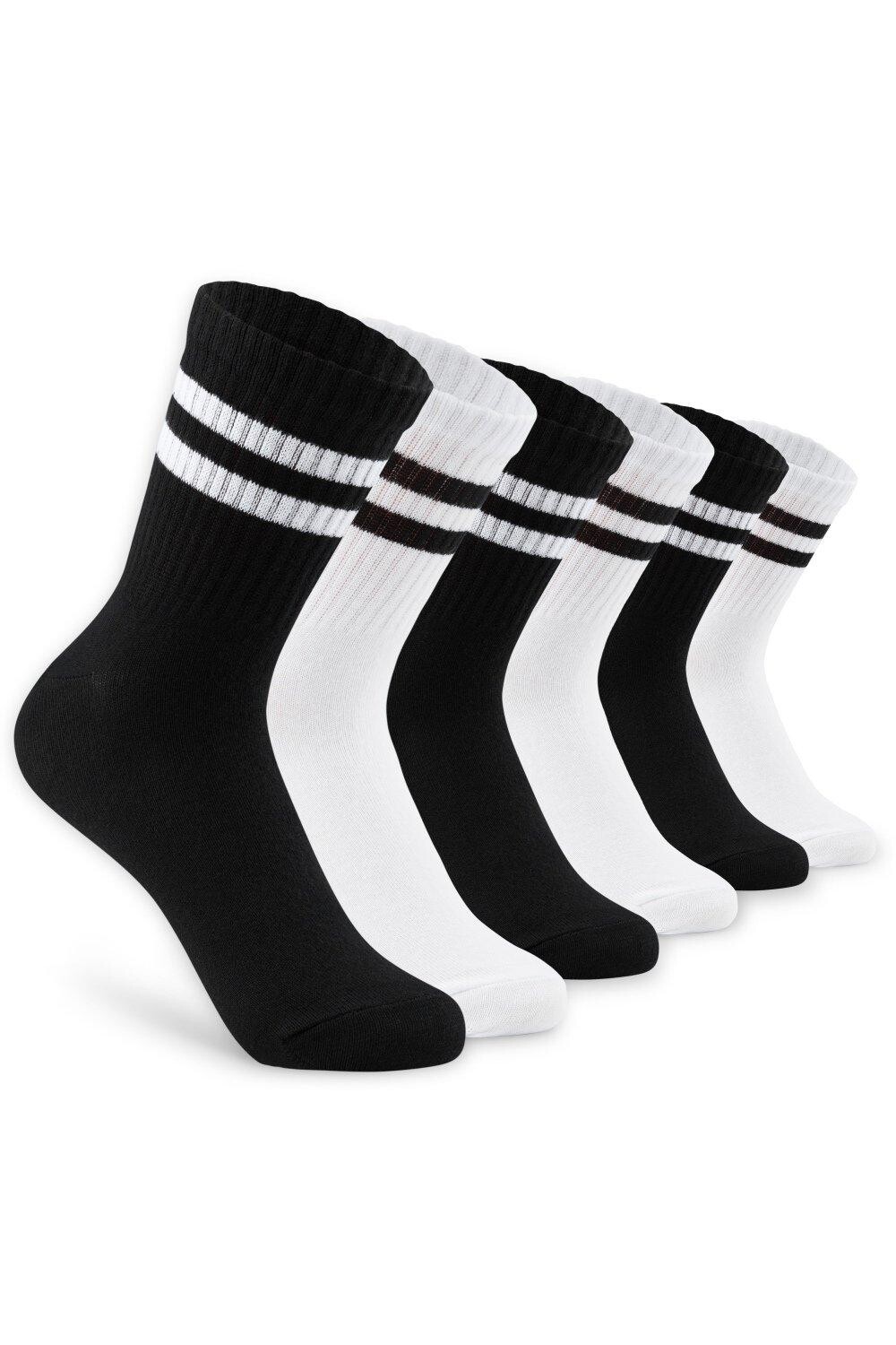 Шесть пар носков с двумя полосками CityComfort, мультиколор
Шесть пар носков с двумя полосками CityComfort, мультиколор