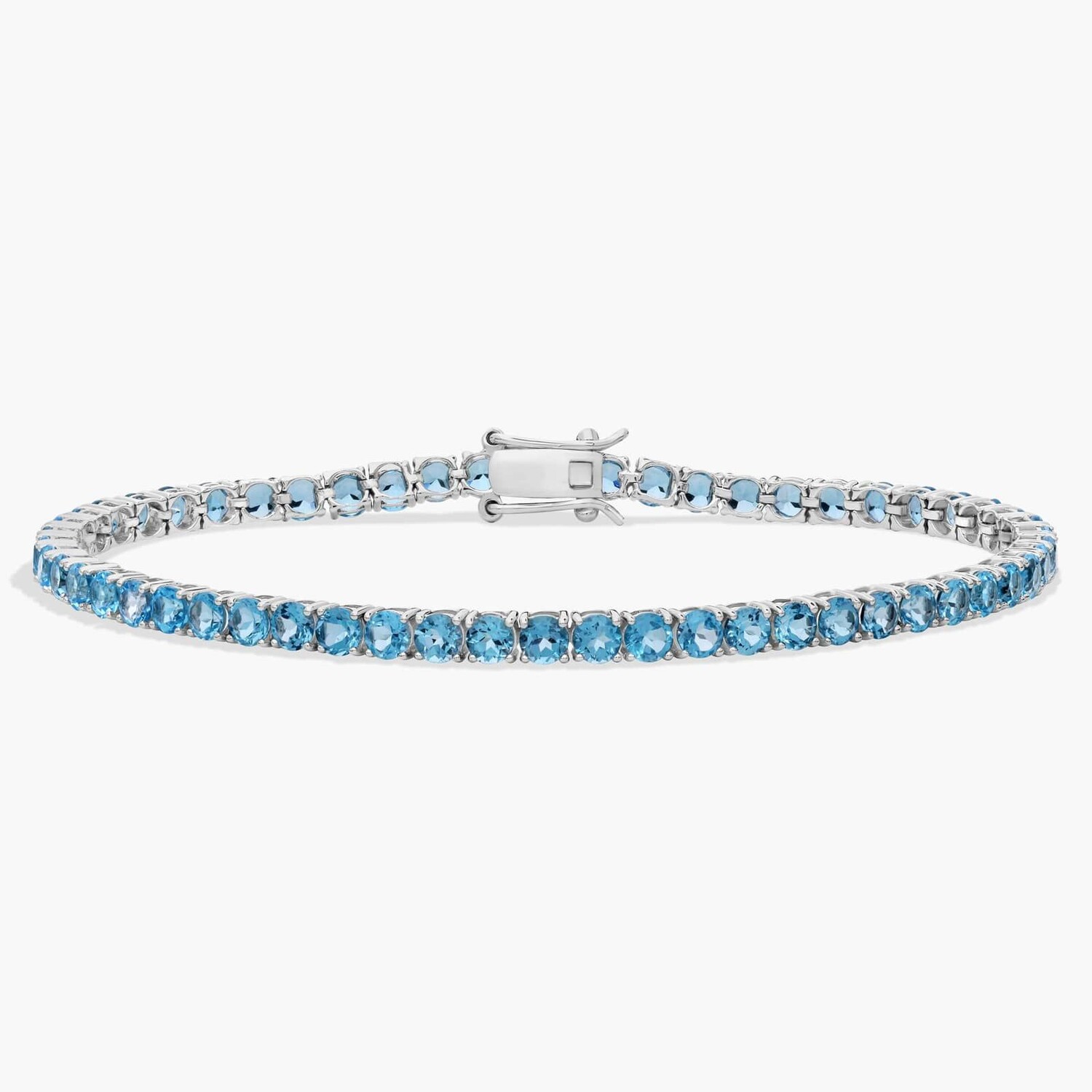 Теннисный браслет с голубым топазом, камень рождения, из 14-каратного белого золота Blue Nile
Теннисный браслет с голубым топазом, камень рождения, из 14-каратного белого золота Blue Nile