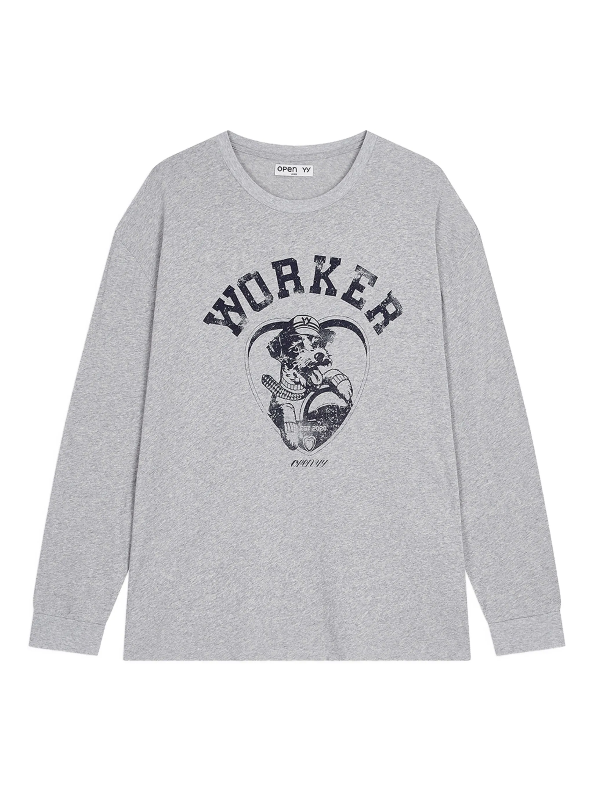 Футболка с длинными рукавами и принтом Open Yy, серый
Футболка с длинными рукавами и принтом Open Yy, серый