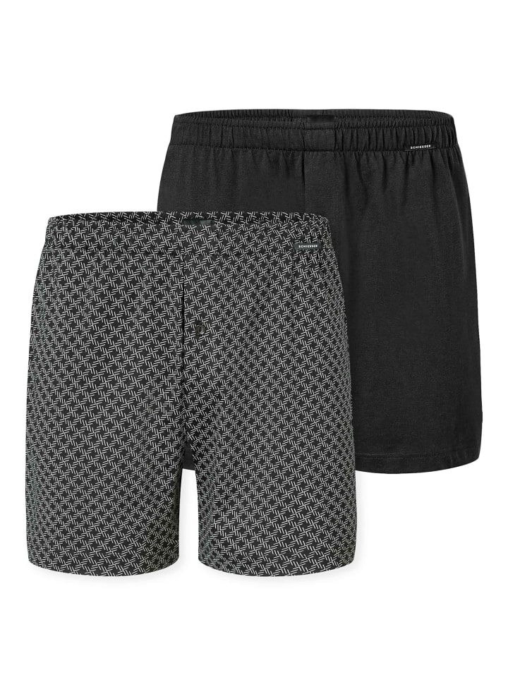 Трусы боксеры Schiesser, черный/белый
Трусы боксеры Schiesser, черный/белый