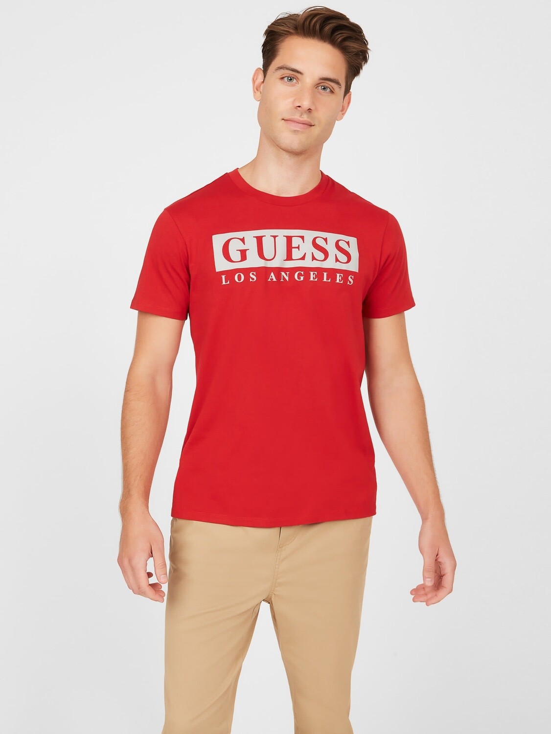 Футболка с логотипом Greg Guess Factory, цвет Varsity Red
Футболка с логотипом Greg Guess Factory, цвет Varsity Red