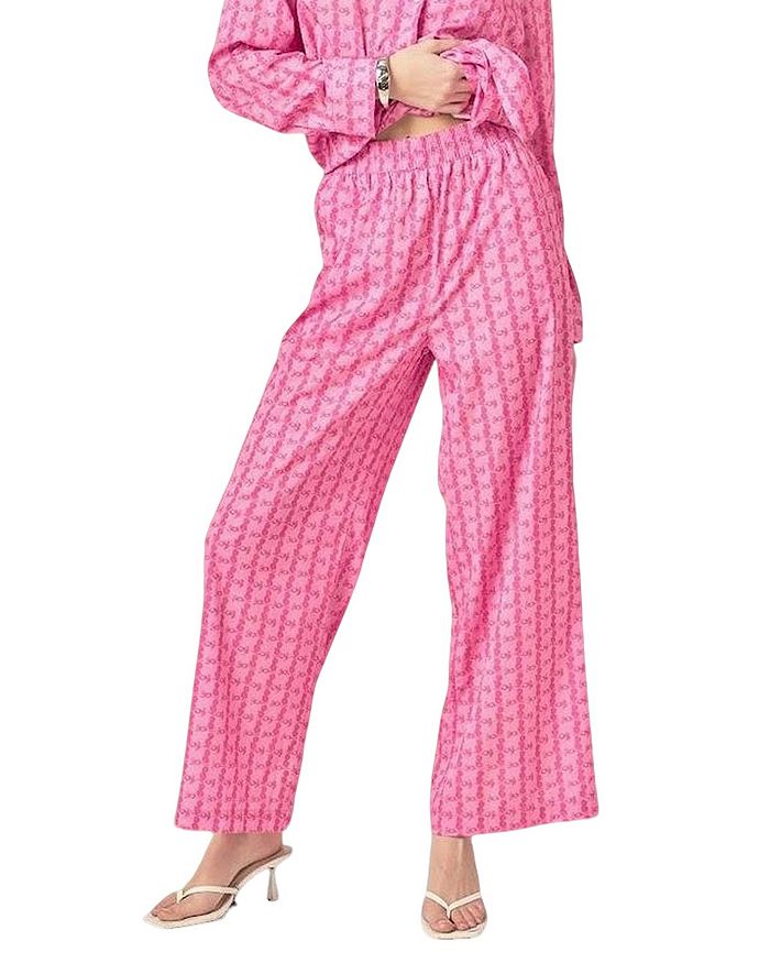 Женские брюки с принтом English Factory, розовый
Женские брюки с принтом English Factory, розовый