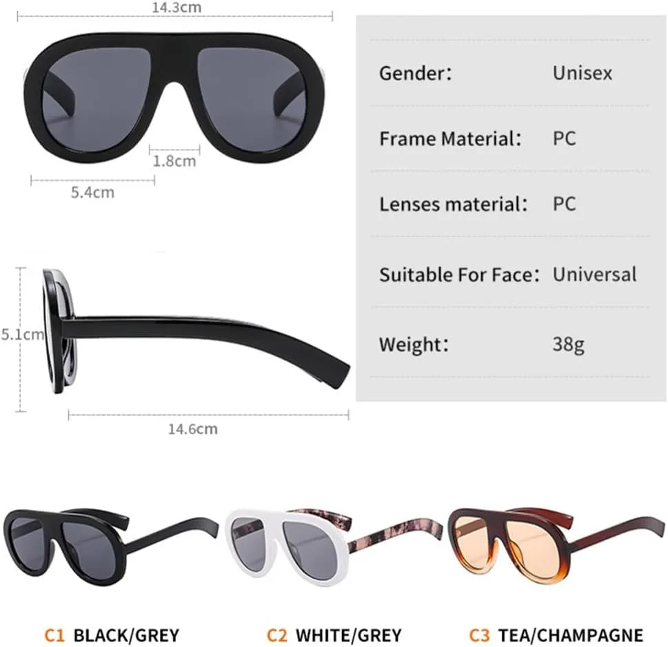 Солнцезащитные очки для женщин, винтажные очки для мужчин, модные роскошные солнцезащитные очки с защитой от УФ-излучения UV400, очки большого размера TVTBBVV, Tea
Солнцезащитные очки для женщин, винтажные очки для мужчин, модные роскошные солнцезащитные очки с защитой от УФ-излучения UV400, очки большого размера TVTBBVV, Tea