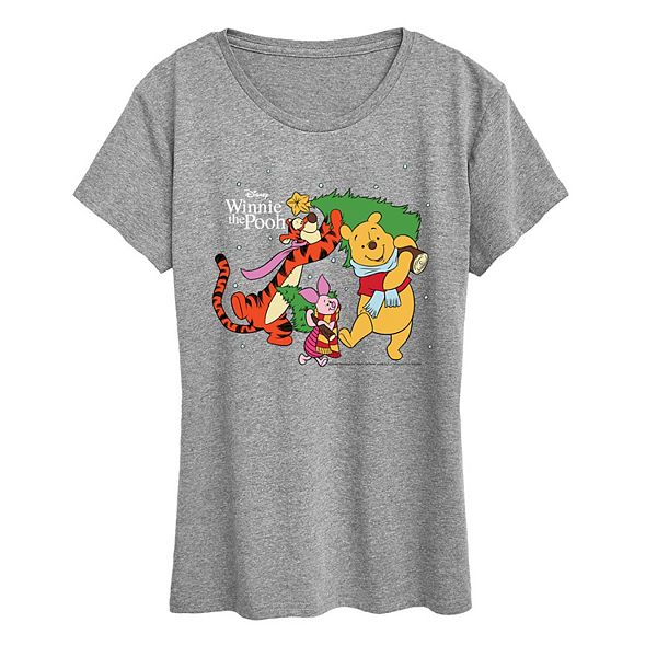 Женская футболка с принтом Винни Пух и рождественской елкой Disney, Heather Gray
Женская футболка с принтом Винни Пух и рождественской елкой Disney, Heather Gray