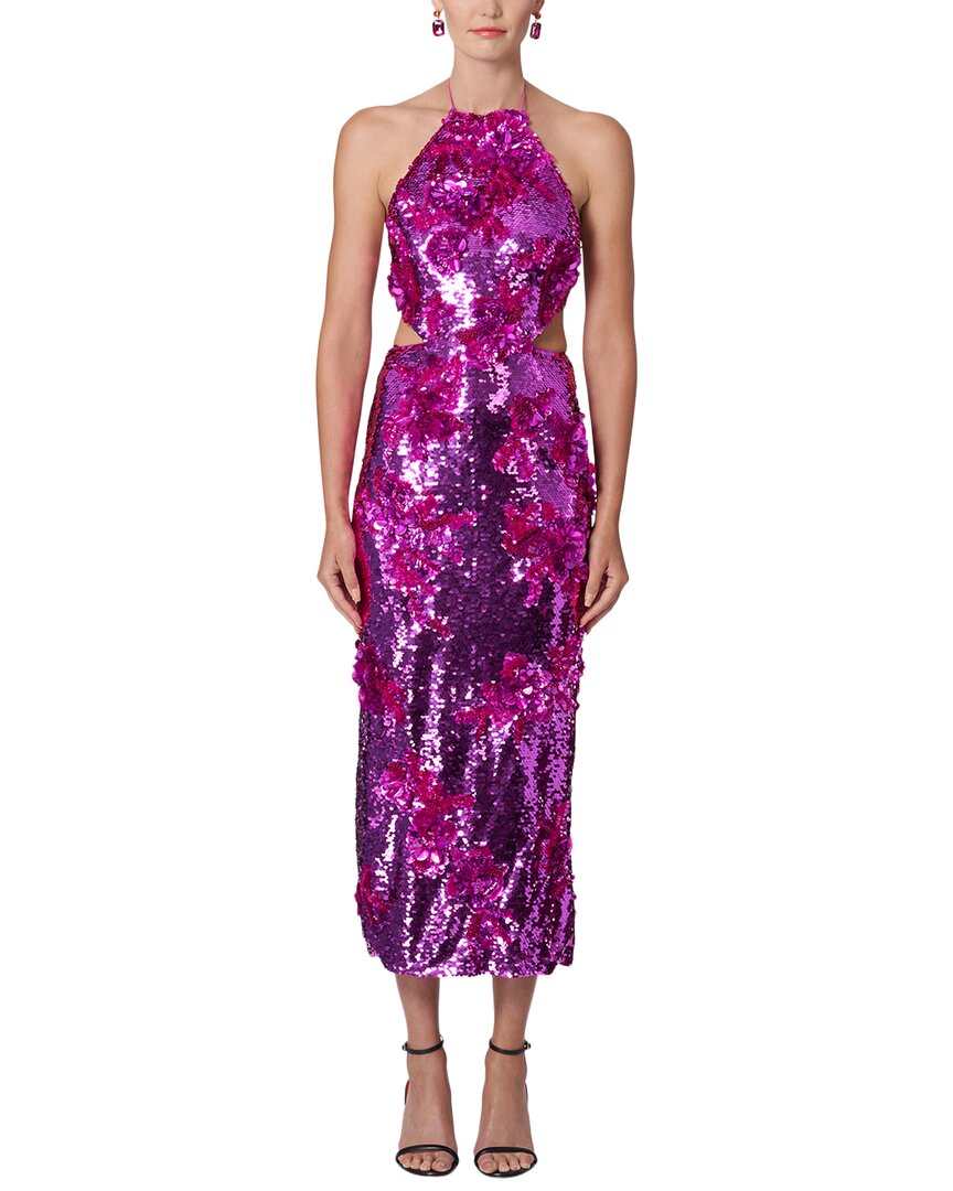 Платье-миди Carolina Herrera с вырезом на талии, розовый
Платье-миди Carolina Herrera с вырезом на талии, розовый