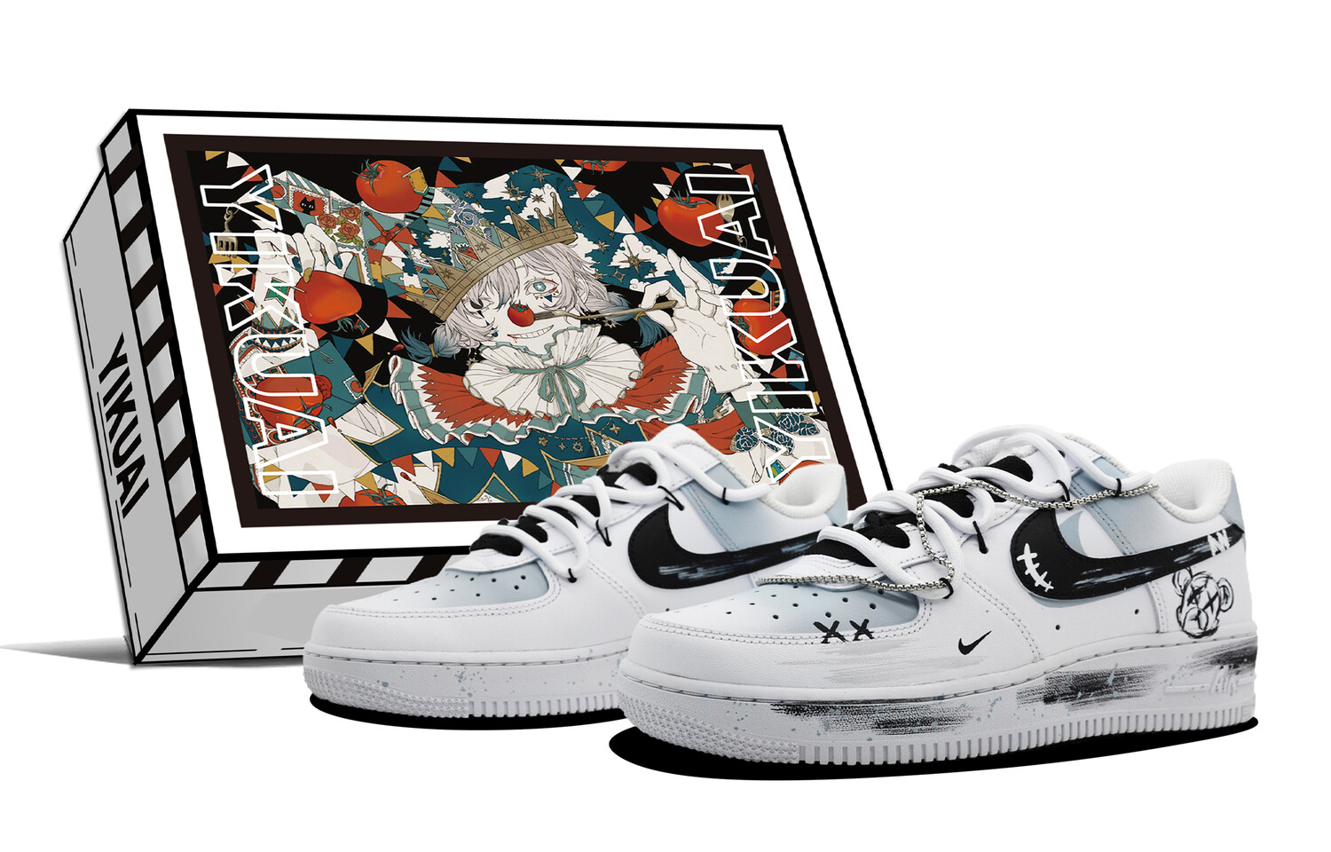 Кроссовки Nike Air Force 1 Skateboarding Shoes Men Low-top White/blue/gray, цвет Little bear graffiti
Кроссовки Nike Air Force 1 Skateboarding Shoes Men Low-top White/blue/gray, цвет Little bear graffiti