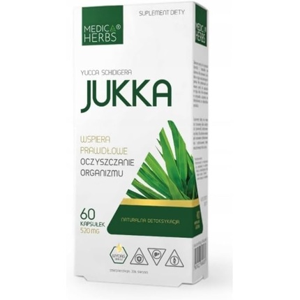 Jukka Body Cleansing 520 мг — без сахара, без лактозы, без глютена Medica Herbs
Jukka Body Cleansing 520 мг — без сахара, без лактозы, без глютена Medica Herbs
