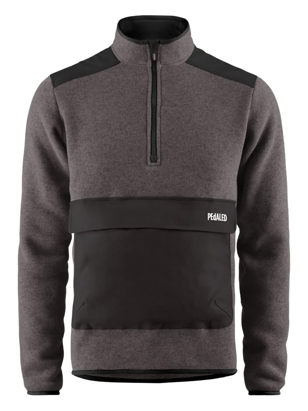 Свитер с воротником на молнии Pedaled, серый
Свитер с воротником на молнии Pedaled, серый