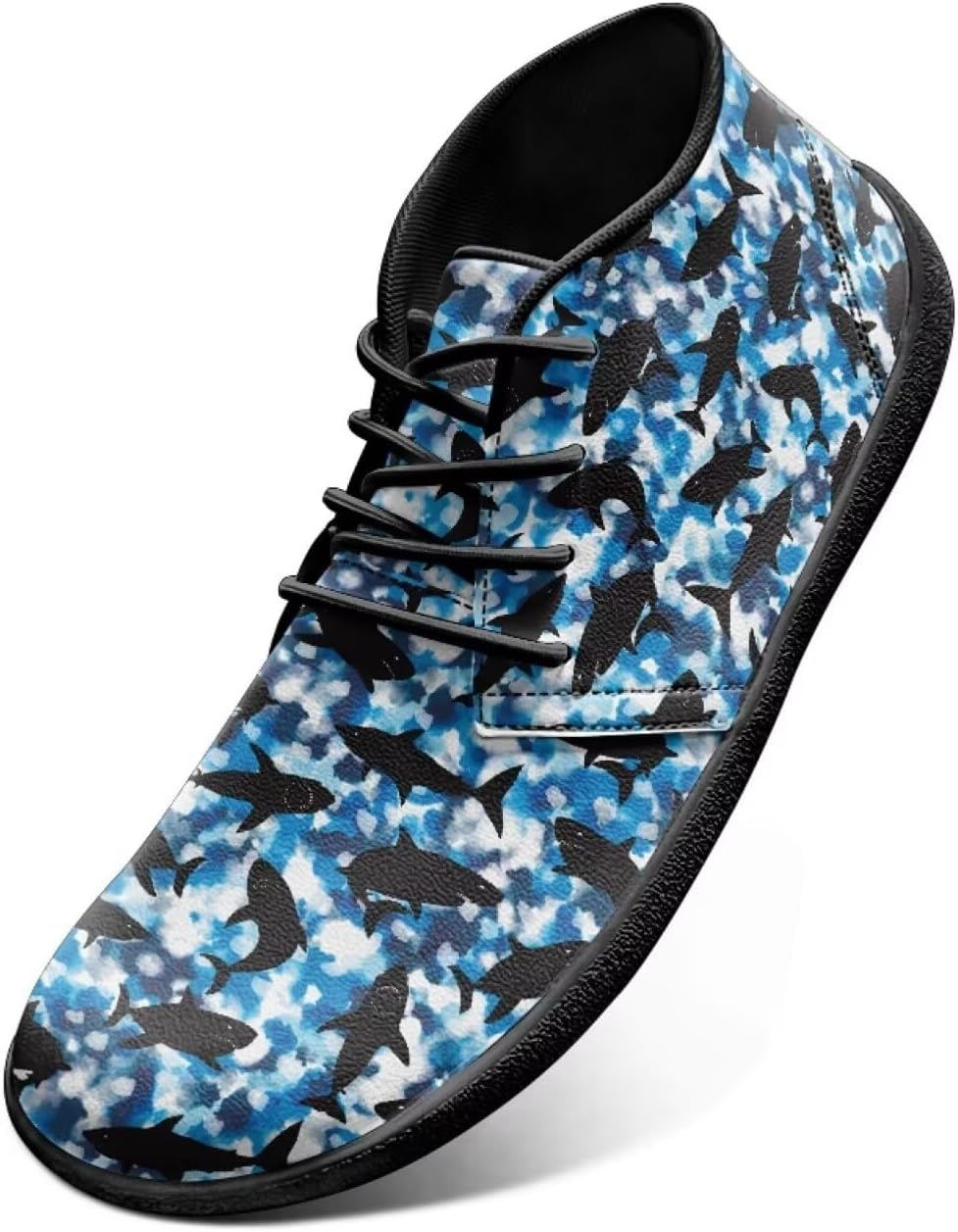 Кроссовки Sharks Design Zero Drop Barefoot - беговые туфли из ПУ-кожи, обувь с прямым контактом с землей для мужчин Watdotory, черный
Кроссовки Sharks Design Zero Drop Barefoot - беговые туфли из ПУ-кожи, обувь с прямым контактом с землей для мужчин Watdotory, черный