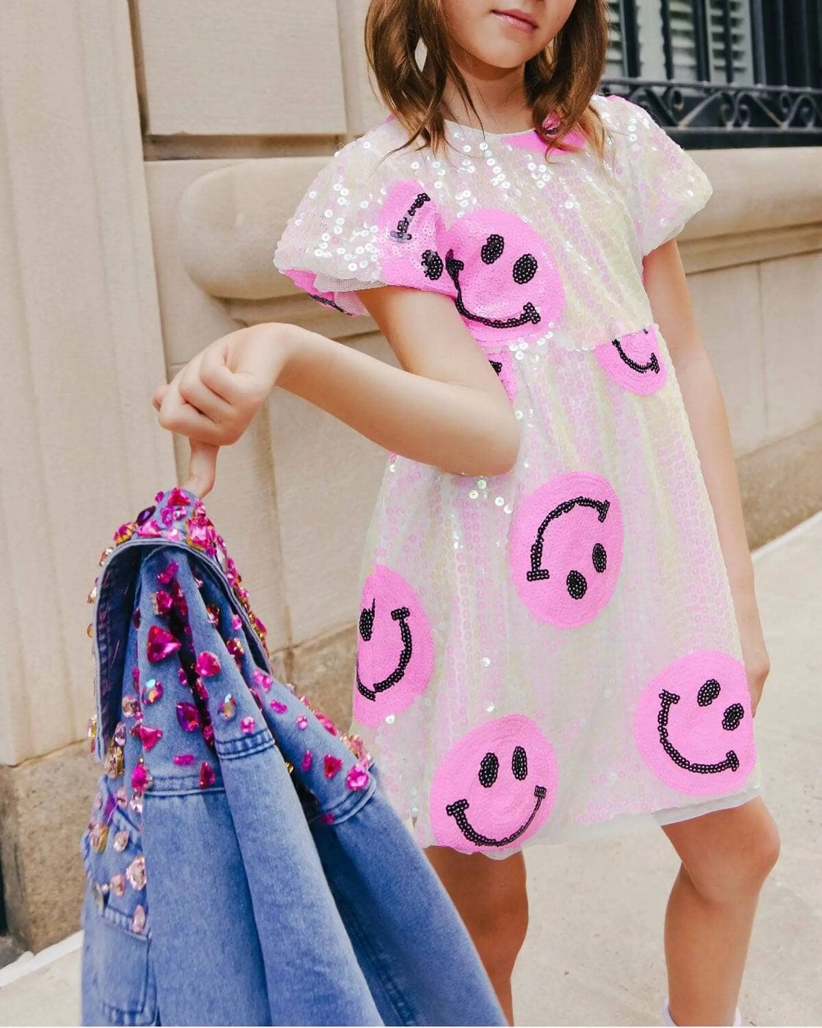 Платье Pinkie Happy Emoji для девочек, 2–14 лет Lola + The Boys, цвет Pink
Платье Pinkie Happy Emoji для девочек, 2–14 лет Lola + The Boys, цвет Pink