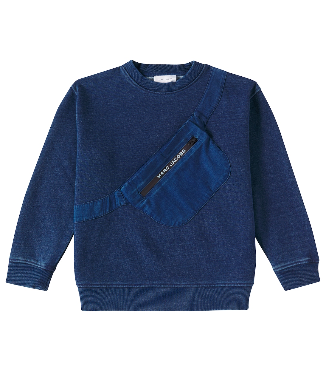 Толстовка из хлопкового джерси Marc Jacobs Kids, Denim Blue
Толстовка из хлопкового джерси Marc Jacobs Kids, Denim Blue