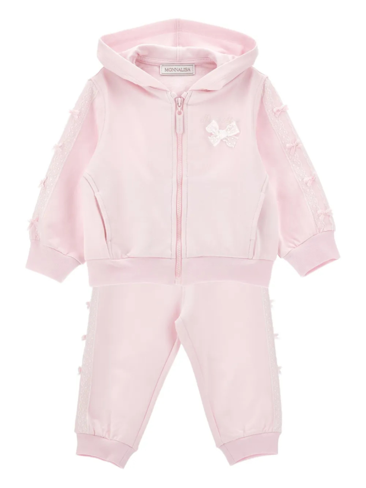 Monnalisa спортивный костюм с бантом, розовый
Monnalisa спортивный костюм с бантом, розовый