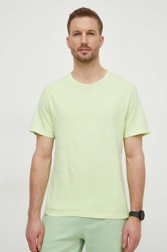 Хлопковая футболка Pepe Jeans, зеленый
Хлопковая футболка Pepe Jeans, зеленый