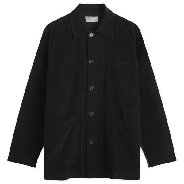 Универсальные рабочие рубашки из тонкого корда Universal Works, черный 
Универсальные рабочие рубашки из тонкого корда Universal Works, черный
