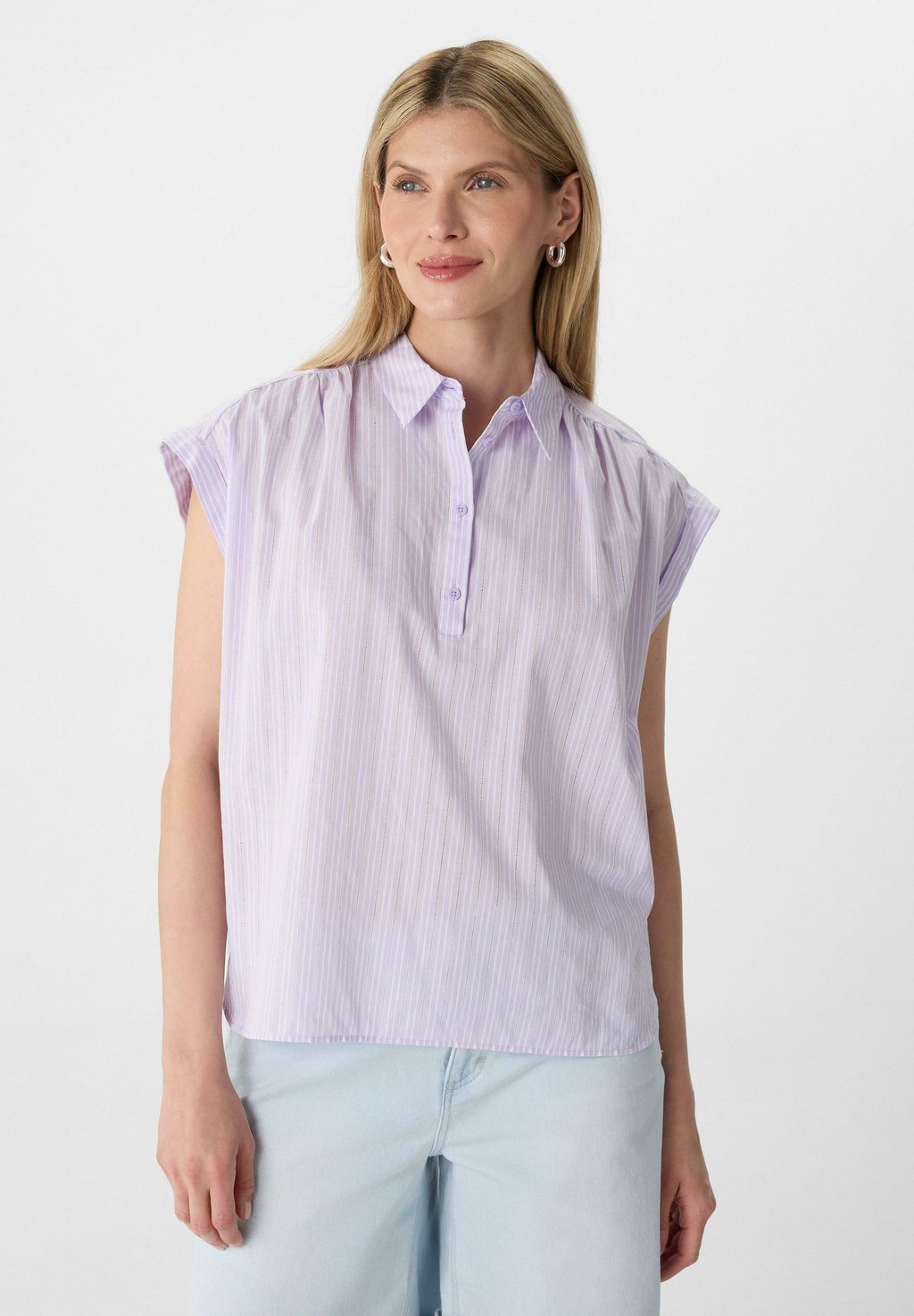 Блуза IM LOOSE FIT MIT STRUKTUR-STREIFEN comma casual identity, фиолетовый
Блуза IM LOOSE FIT MIT STRUKTUR-STREIFEN comma casual identity, фиолетовый