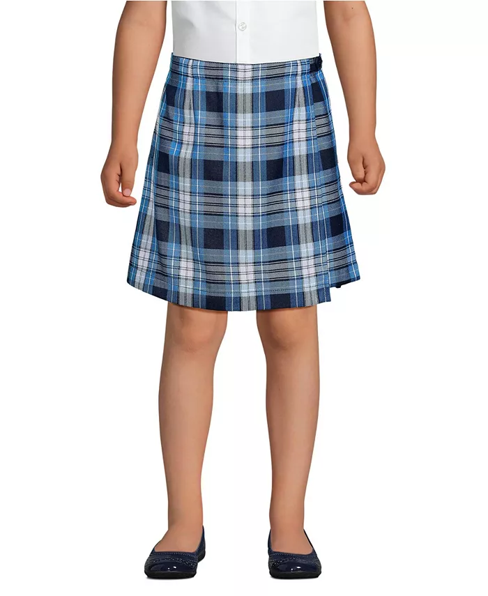 Школьная форма для девочек в клетку, юбка-шорты длиной до колена Lands' End, синий
Школьная форма для девочек в клетку, юбка-шорты длиной до колена Lands' End, синий