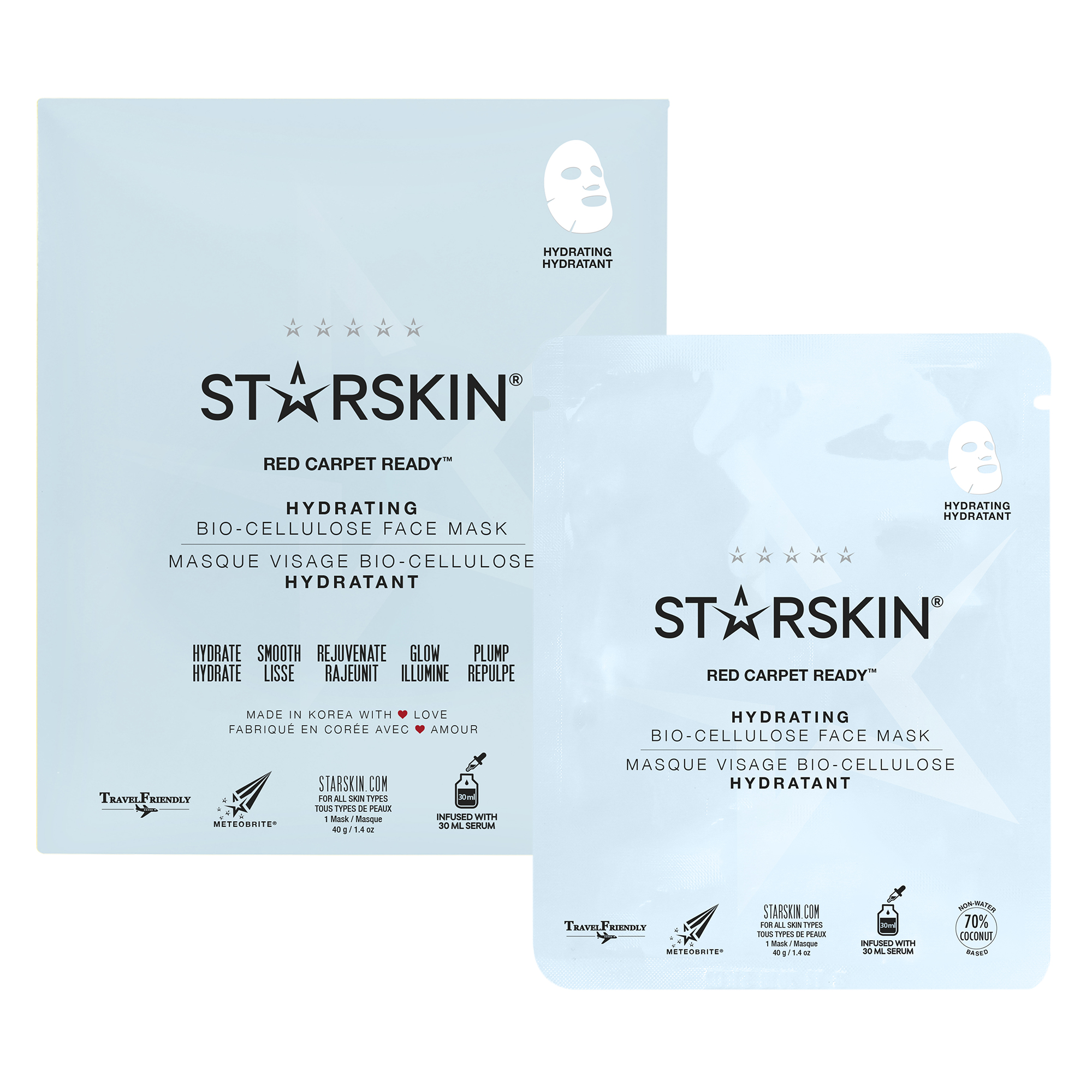 Увлажняющая маска для лица из кокоса и биоцеллюлозы red carpet ready hydrating bio-cellulose face mask Starskin, количество 1 шт.
Увлажняющая маска для лица из кокоса и биоцеллюлозы red carpet ready hydrating bio-cellulose face mask Starskin, количество 1 шт.