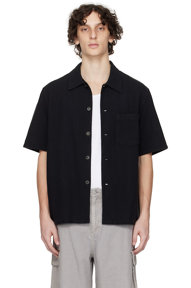 Боксерская рубашка с коротким рукавом Our Legacy, черный
Боксерская рубашка с коротким рукавом Our Legacy, черный