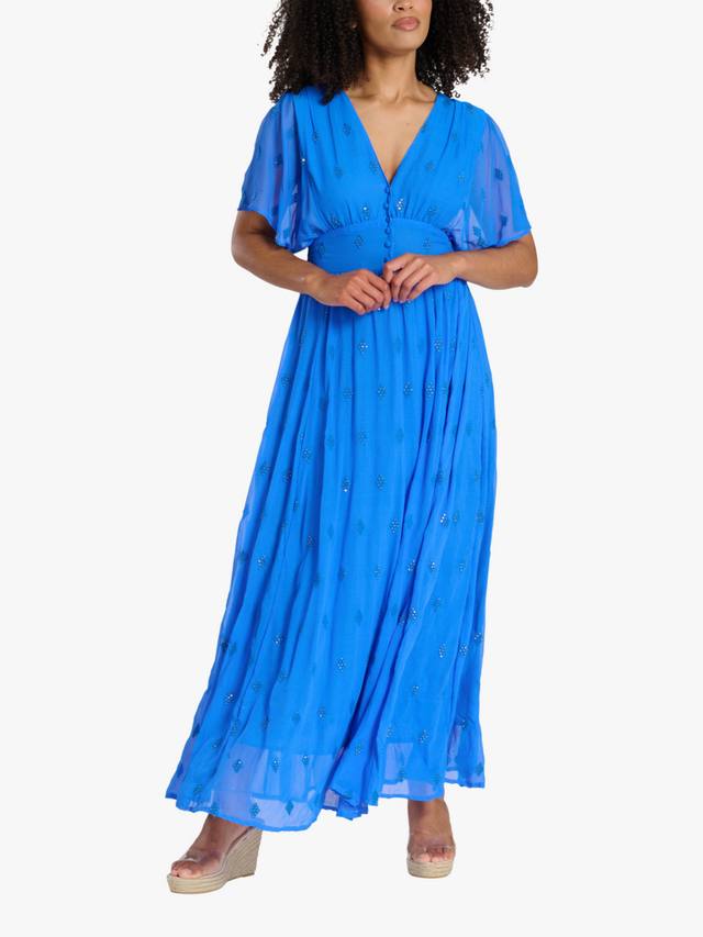 Платье миди с пайетками и пуговицами South Beach, Blue
Платье миди с пайетками и пуговицами South Beach, Blue