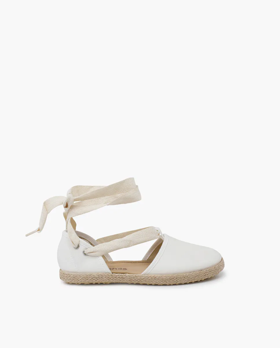 Валенсийские эспадрильи для девочек с ремешками из веганской кожи Pisamonas, белый
Валенсийские эспадрильи для девочек с ремешками из веганской кожи Pisamonas, белый