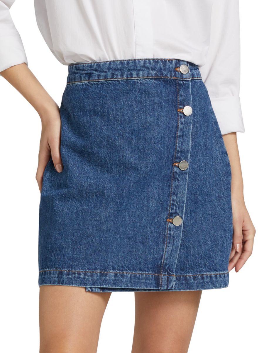 Джинсовая юбка-карандаш Nova на пуговицах спереди Derek Lam 10 Crosby, цвет Canal
Джинсовая юбка-карандаш Nova на пуговицах спереди Derek Lam 10 Crosby, цвет Canal