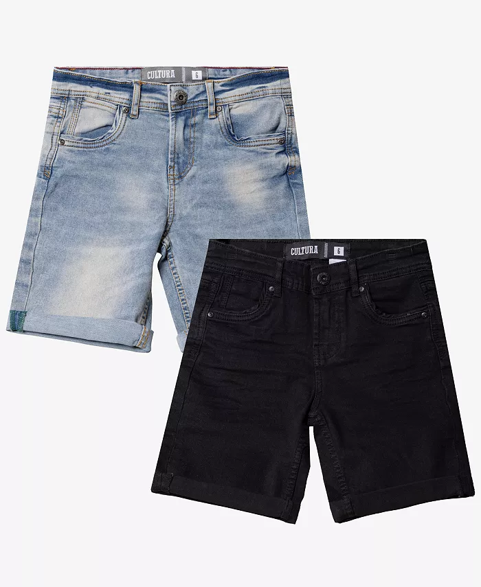 Джинсовые шорты с подкатом Big Boys, 2 шт CULTURA, черный
Джинсовые шорты с подкатом Big Boys, 2 шт CULTURA, черный