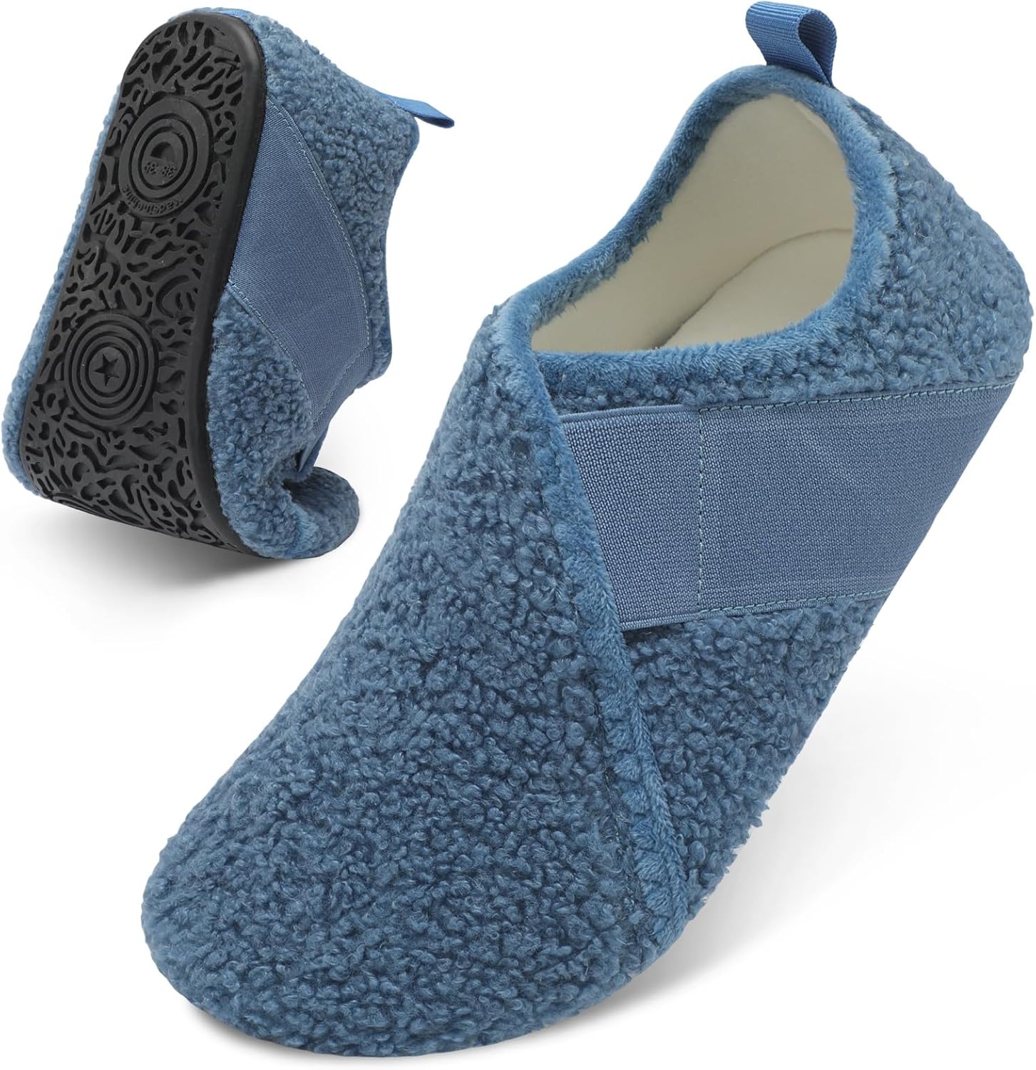 Домашние тапочки Besroad для женщин и мужчин, удобные тапочки-носки с меховой отделкой, мягкой резиновой подошвой для дома, спальни, путешествий и йоги, светло-голубой
Домашние тапочки Besroad для женщин и мужчин, удобные тапочки-носки с меховой отделкой, мягкой резиновой подошвой для дома, спальни, путешествий и йоги, светло-голубой