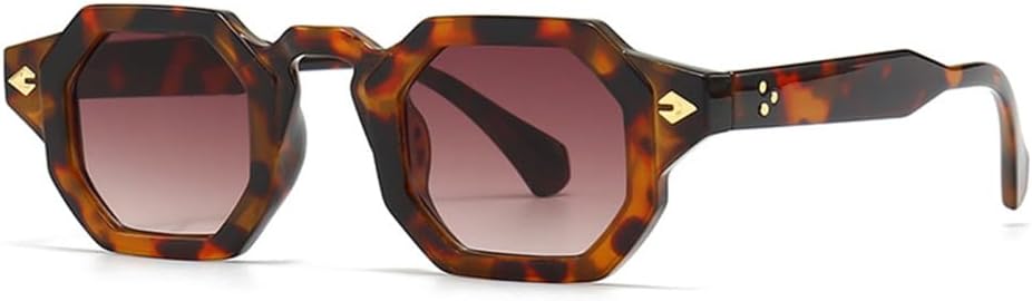 Ретро-солнцезащитные очки Polygon для женщин с заклепками, градиентные, чайные оттенки, защита от УФ-излучения UV400; мужские солнцезащитные очки в стиле панк VFDHN, 3
Ретро-солнцезащитные очки Polygon для женщин с заклепками, градиентные, чайные оттенки, защита от УФ-излучения UV400; мужские солнцезащитные очки в стиле панк VFDHN, 3