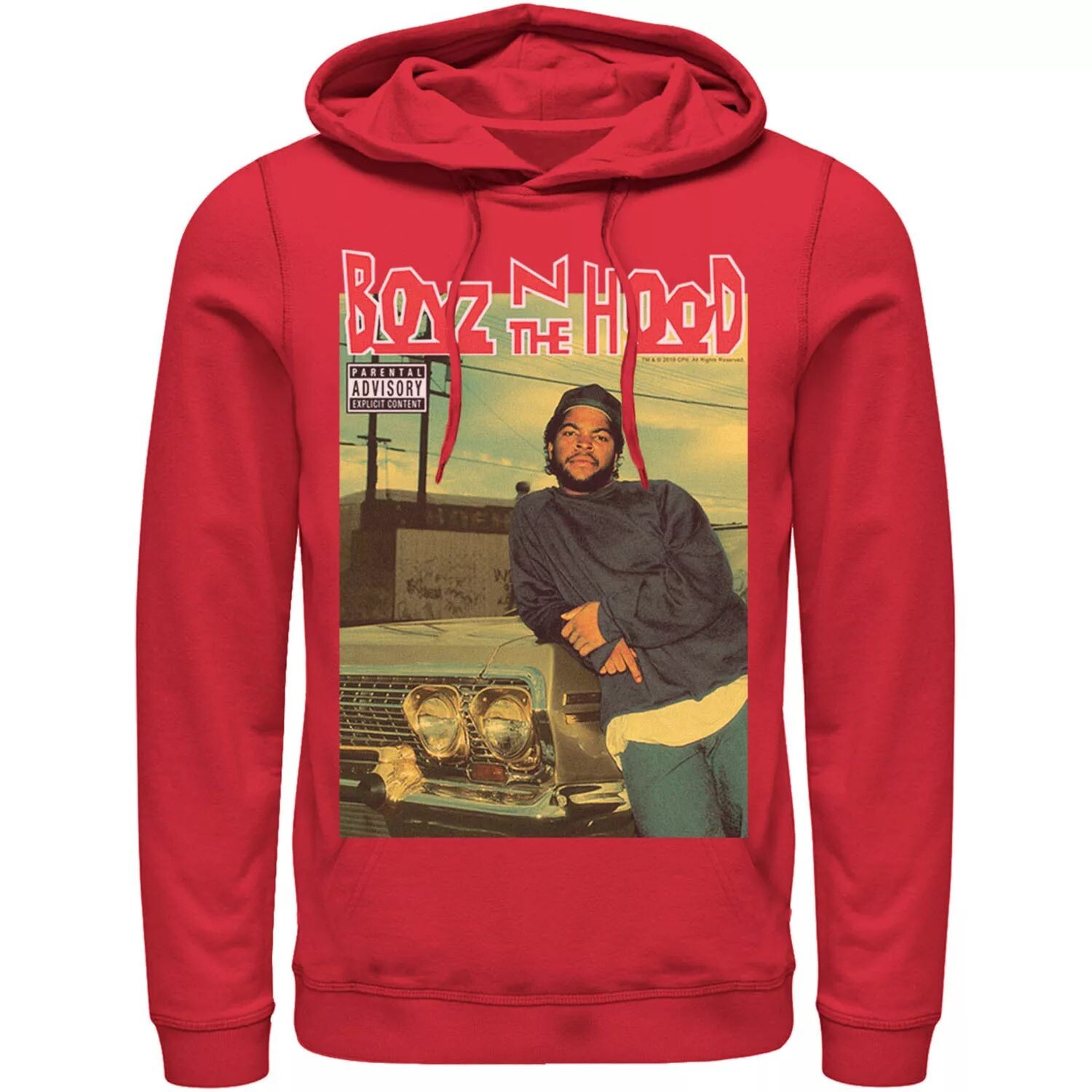 Мужская толстовка с капюшоном и постером на обложке альбома Boyz In The Hood, Red Licensed Character, красный
Мужская толстовка с капюшоном и постером на обложке альбома Boyz In The Hood, Red Licensed Character, красный