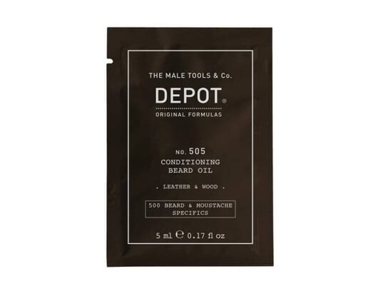 Депо №. 505 Масло для бороды из кожи и дерева 5 мл, Depot
Депо №. 505 Масло для бороды из кожи и дерева 5 мл, Depot