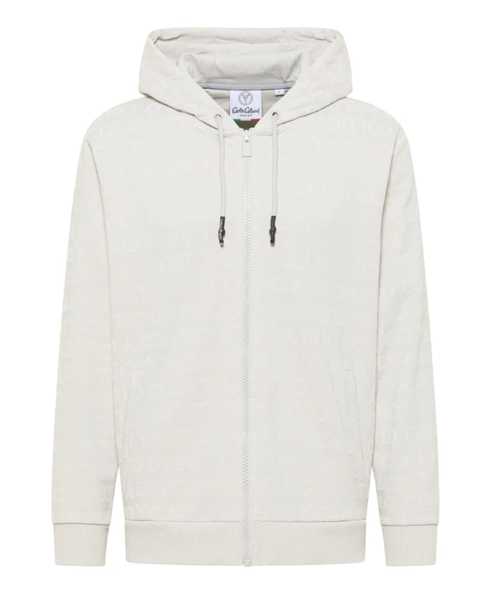 Стильная куртка худи Carlo Colucci, серый
Стильная куртка худи Carlo Colucci, серый