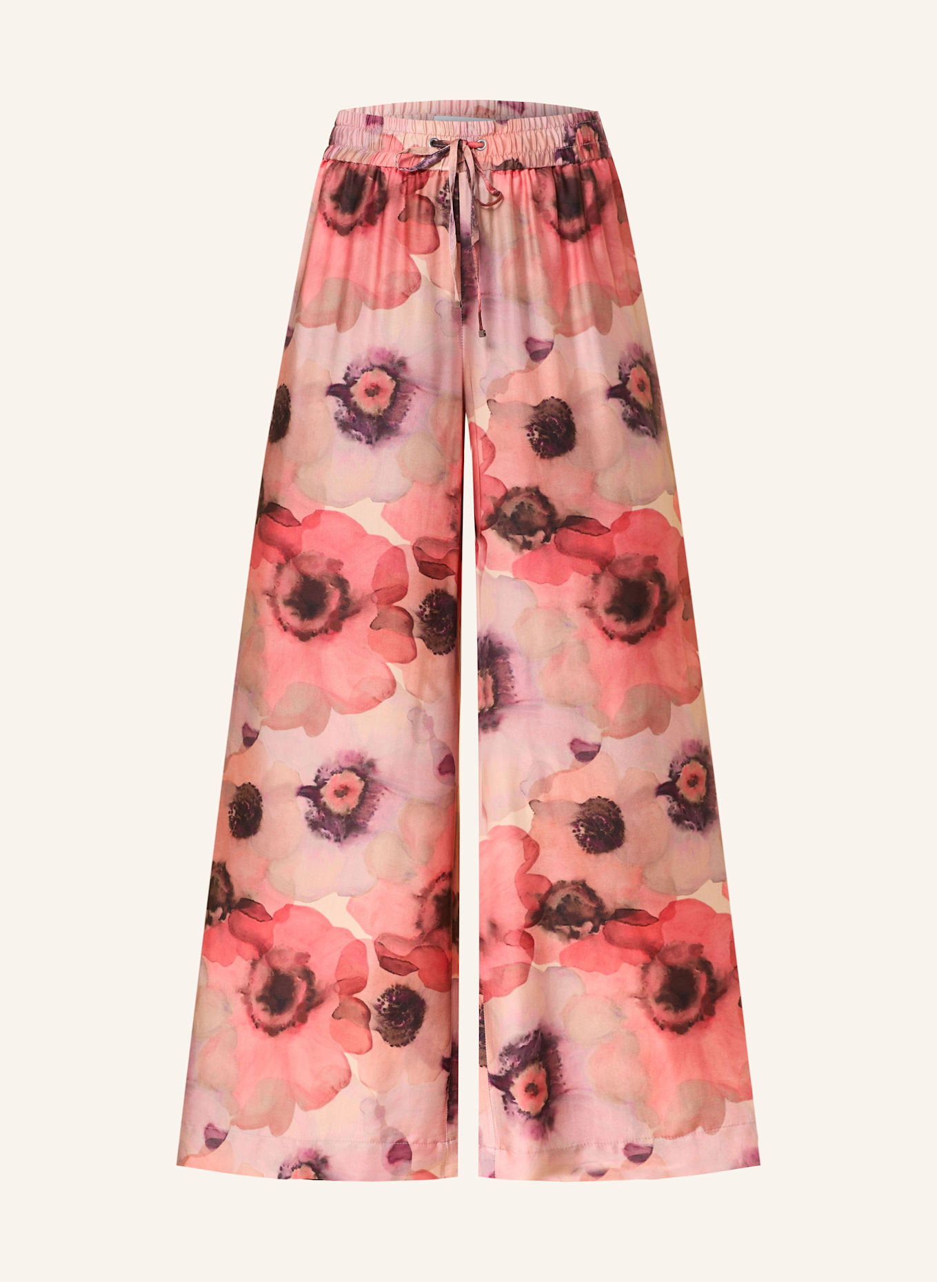 Брюки Марлен Хелена из атласа Raffaello Rossi, мультиколор 
Брюки Марлен Хелена из атласа Raffaello Rossi, мультиколор