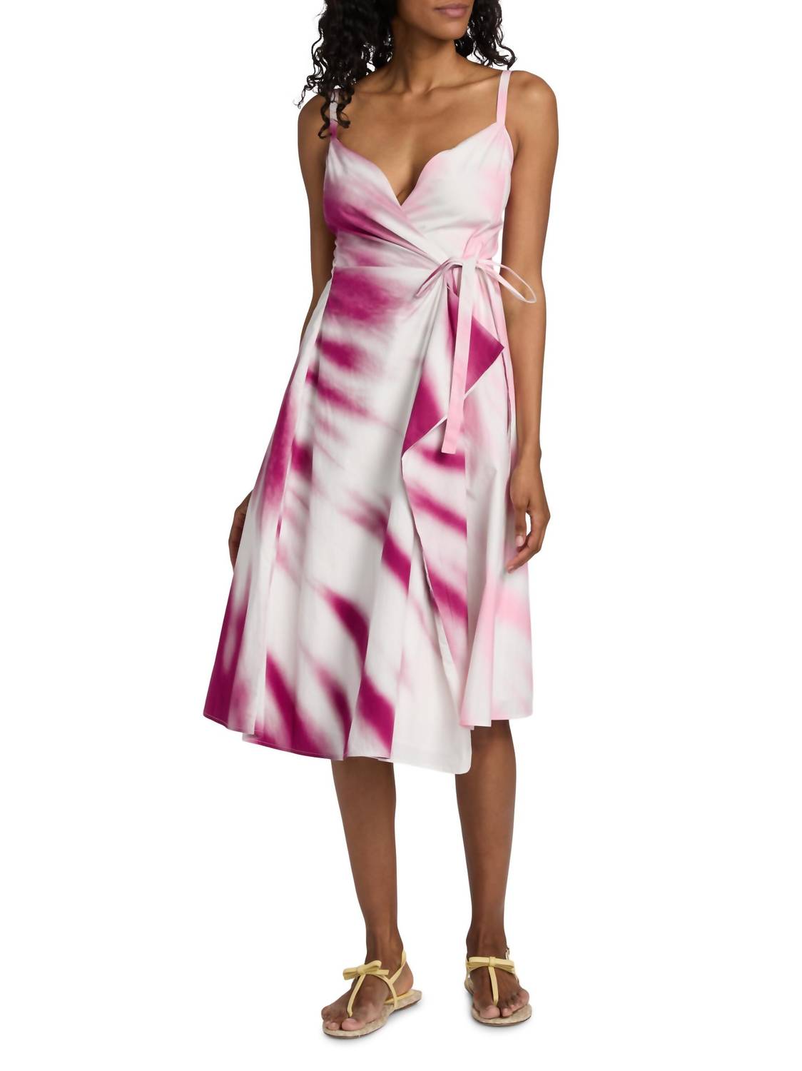 Вот и все! Миди-платье в технике тай-дай Rosie Assoulin, Tie-Dye 
Вот и все! Миди-платье в технике тай-дай Rosie Assoulin, Tie-Dye