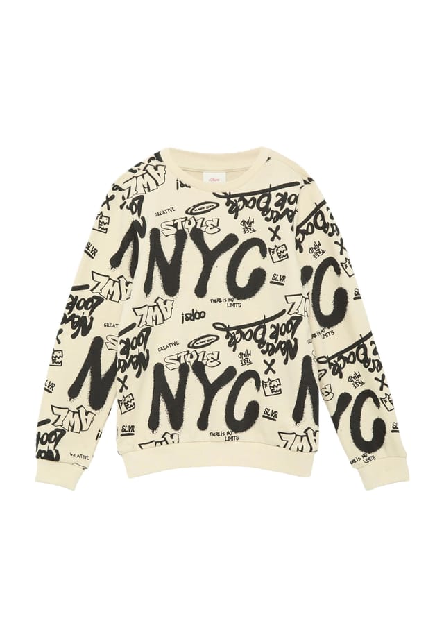 Детская толстовка с ребристыми манжетами S.Oliver, белый
Детская толстовка с ребристыми манжетами S.Oliver, белый