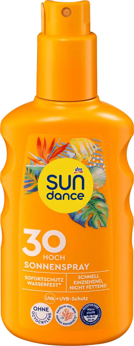 Солнцезащитный спрей SPF 30 200 мл SUNDANCE
Солнцезащитный спрей SPF 30 200 мл SUNDANCE