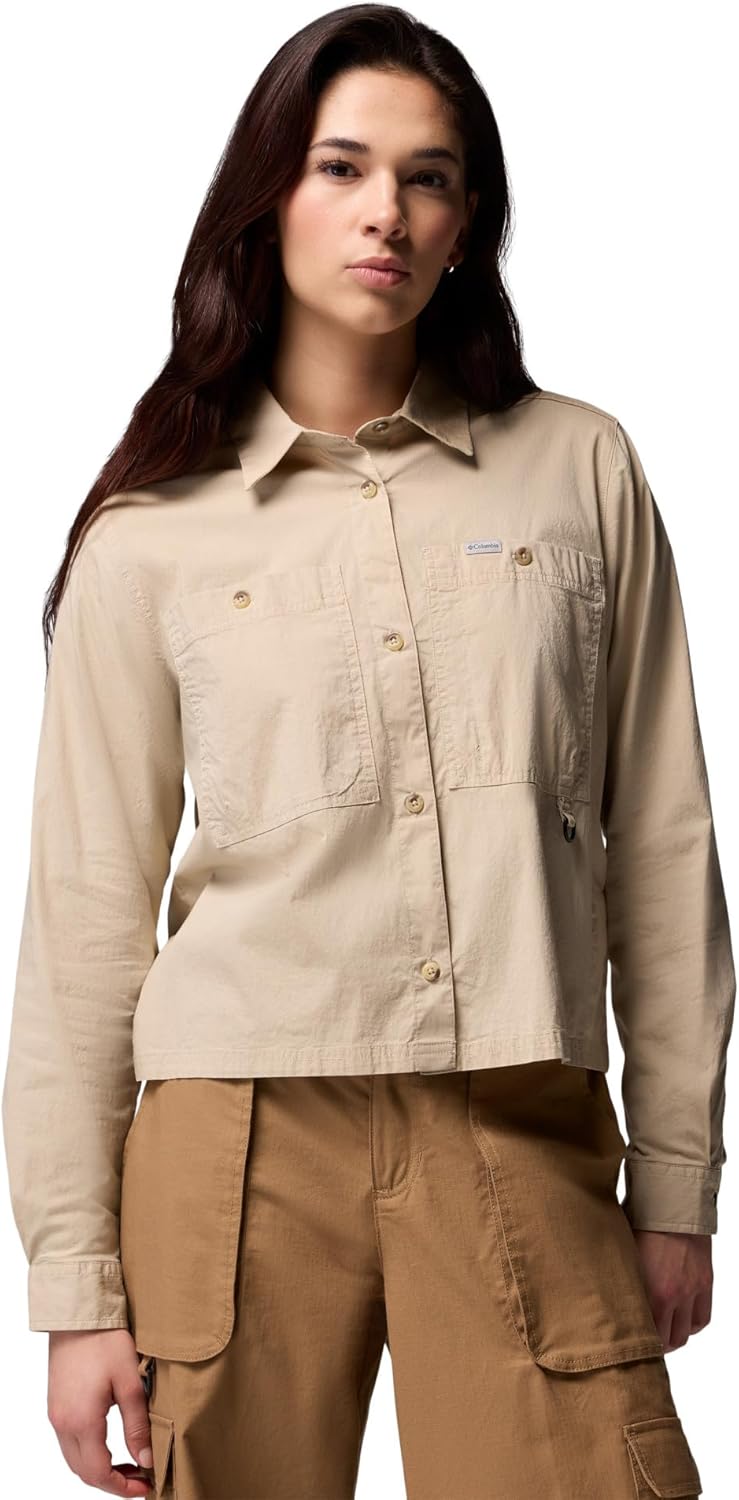 Columbia Women's Brea Falls Woven Long Sleeve, Ancient Fossil
Columbia Women's Brea Falls Woven Long Sleeve, Ancient Fossil