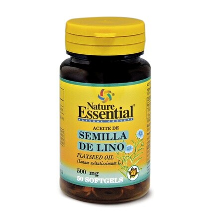 Nature Ess Aceite De Semilla De Lino 500 мг 50 перласов
Nature Ess Aceite De Semilla De Lino 500 мг 50 перласов