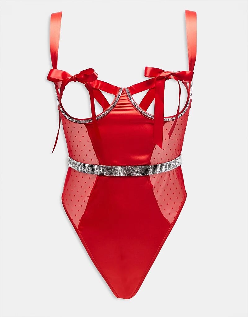 Ann Summers Роскошное рождественское боди в красном
Ann Summers Роскошное рождественское боди в красном