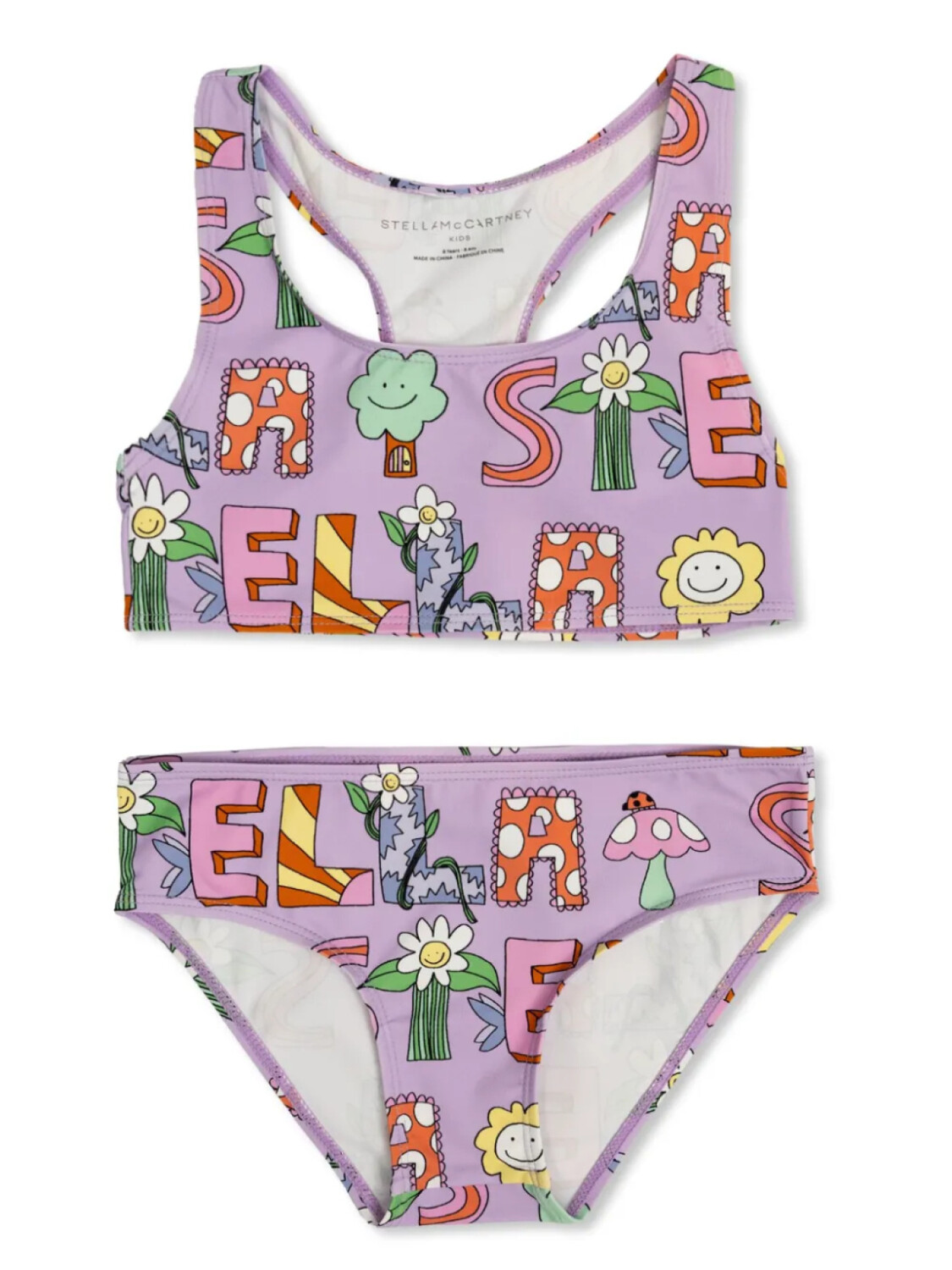 Детский купальник-бикини Stella McCartney с логотипом Stella McCartney Kids, фиолетовый
Детский купальник-бикини Stella McCartney с логотипом Stella McCartney Kids, фиолетовый