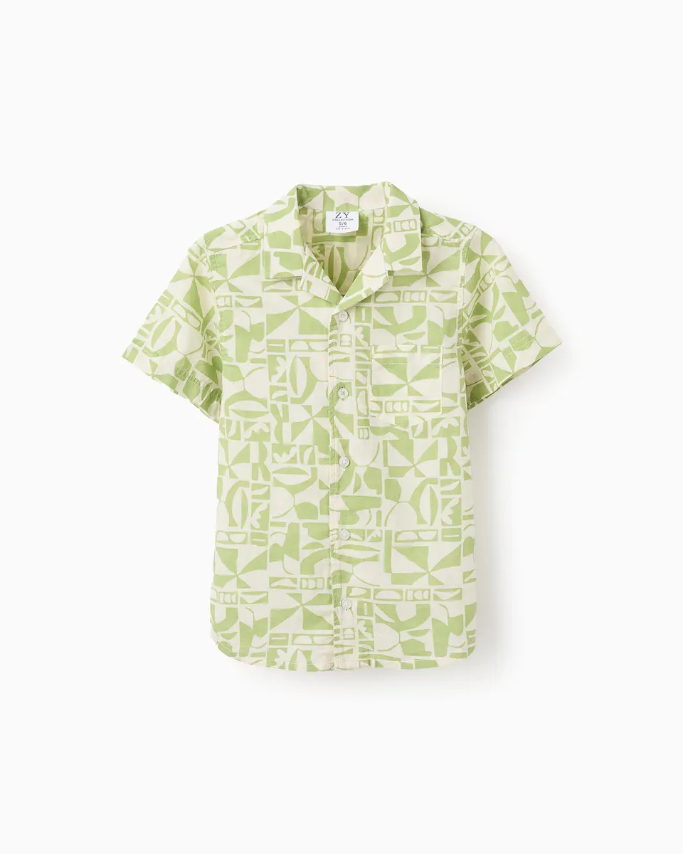 Рубашка для мальчиков с принтом из 100% хлопка Zippy, светло-зеленый
Рубашка для мальчиков с принтом из 100% хлопка Zippy, светло-зеленый