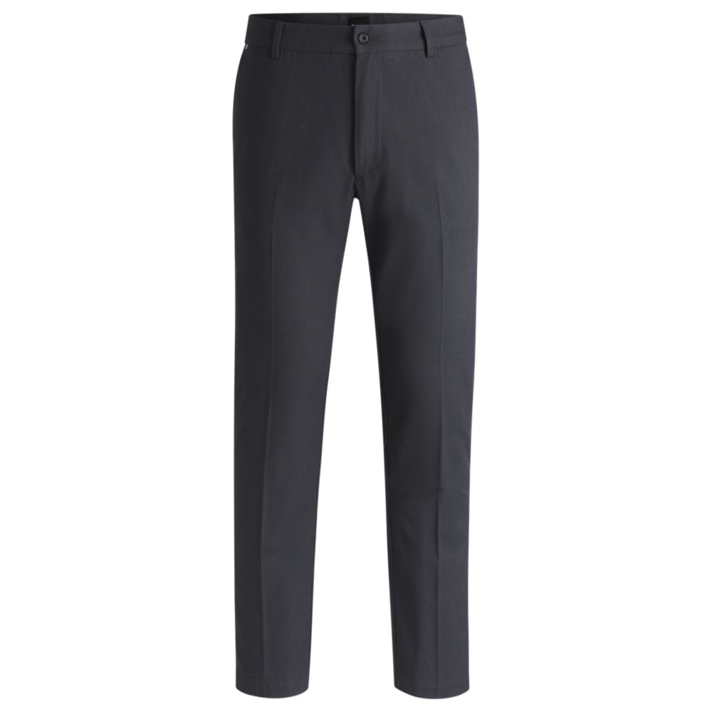 Брюки прямого кроя из эластичного хлопка с микроузором BOSS, темно-синий
Брюки прямого кроя из эластичного хлопка с микроузором BOSS, темно-синий