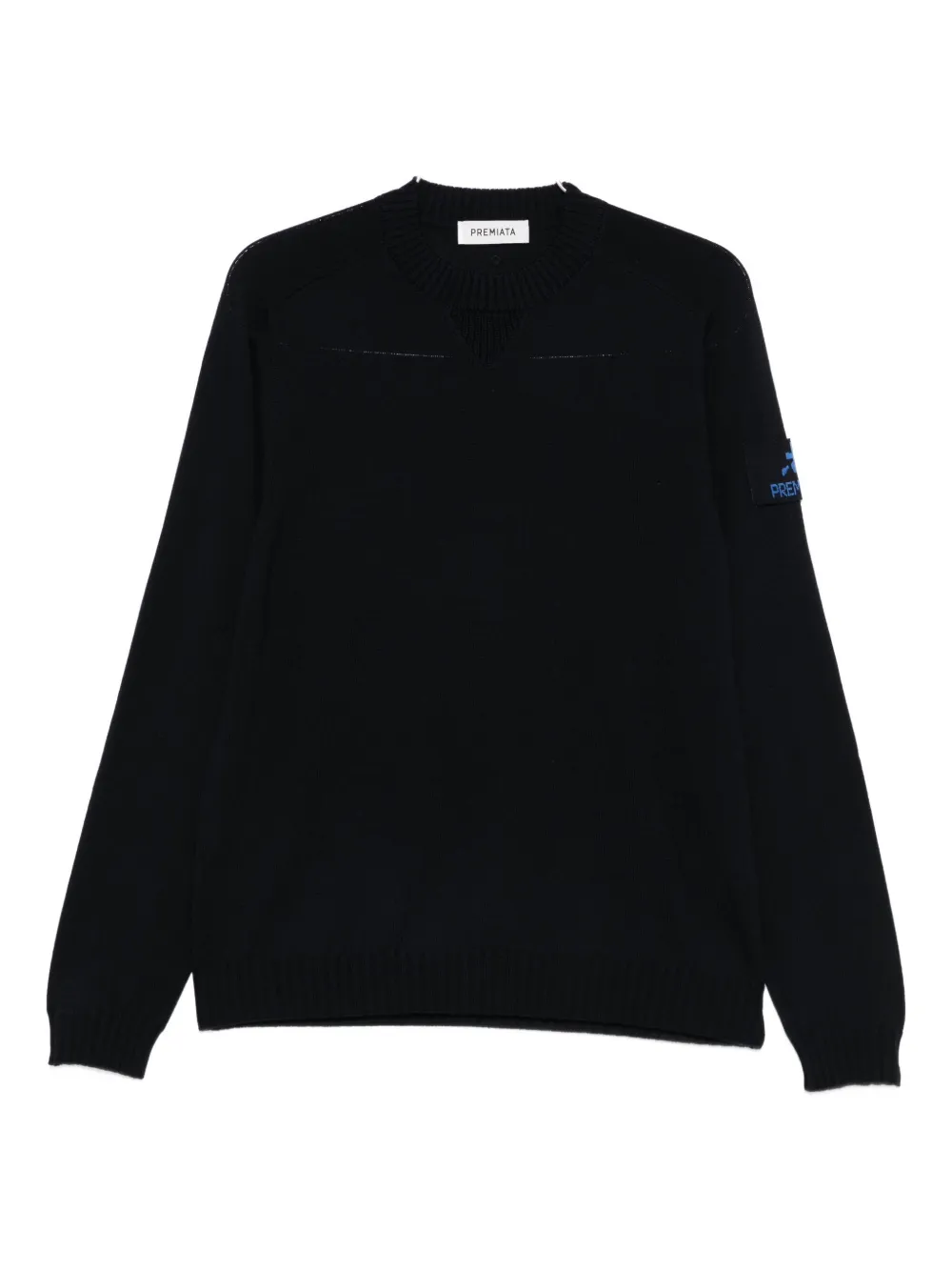Свитер с логотипом PREMIATA, синий 
Свитер с логотипом PREMIATA, синий