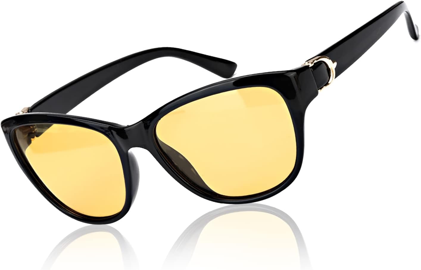 Женские солнцезащитные очки LVIOE для ночного вождения с поляризованными линзами желтого цвета с антибликовым покрытием, классический дизайн, защита от УФ-излучения, A2 Black Frame/Yellow Polarized Lens
Женские солнцезащитные очки LVIOE для ночного вождения с поляризованными линзами желтого цвета с антибликовым покрытием, классический дизайн, защита от УФ-излучения, A2 Black Frame/Yellow Polarized Lens