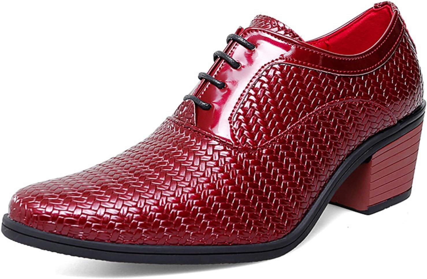 Мужские текстурированные оксфорды с шнуровкой, нескользящей подошвой, заостренным носком и массивным каблуком для деловых, свадебных и официальных мероприятий Kelibasi, красный
Мужские текстурированные оксфорды с шнуровкой, нескользящей подошвой, заостренным носком и массивным каблуком для деловых, свадебных и официальных мероприятий Kelibasi, красный