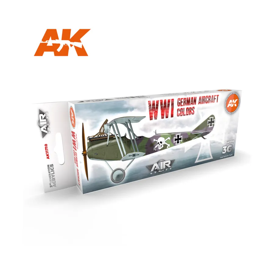 Цвета немецких самолетов времен Первой мировой войны, 3rd Gen Acrylic Special Set
Цвета немецких самолетов времен Первой мировой войны, 3rd Gen Acrylic Special Set