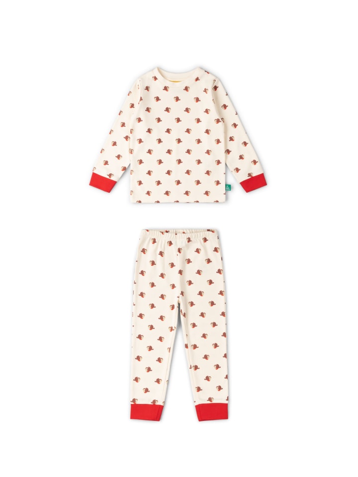 Little Green Radicals Пижама из органического хлопка кремового цвета
Little Green Radicals Пижама из органического хлопка кремового цвета