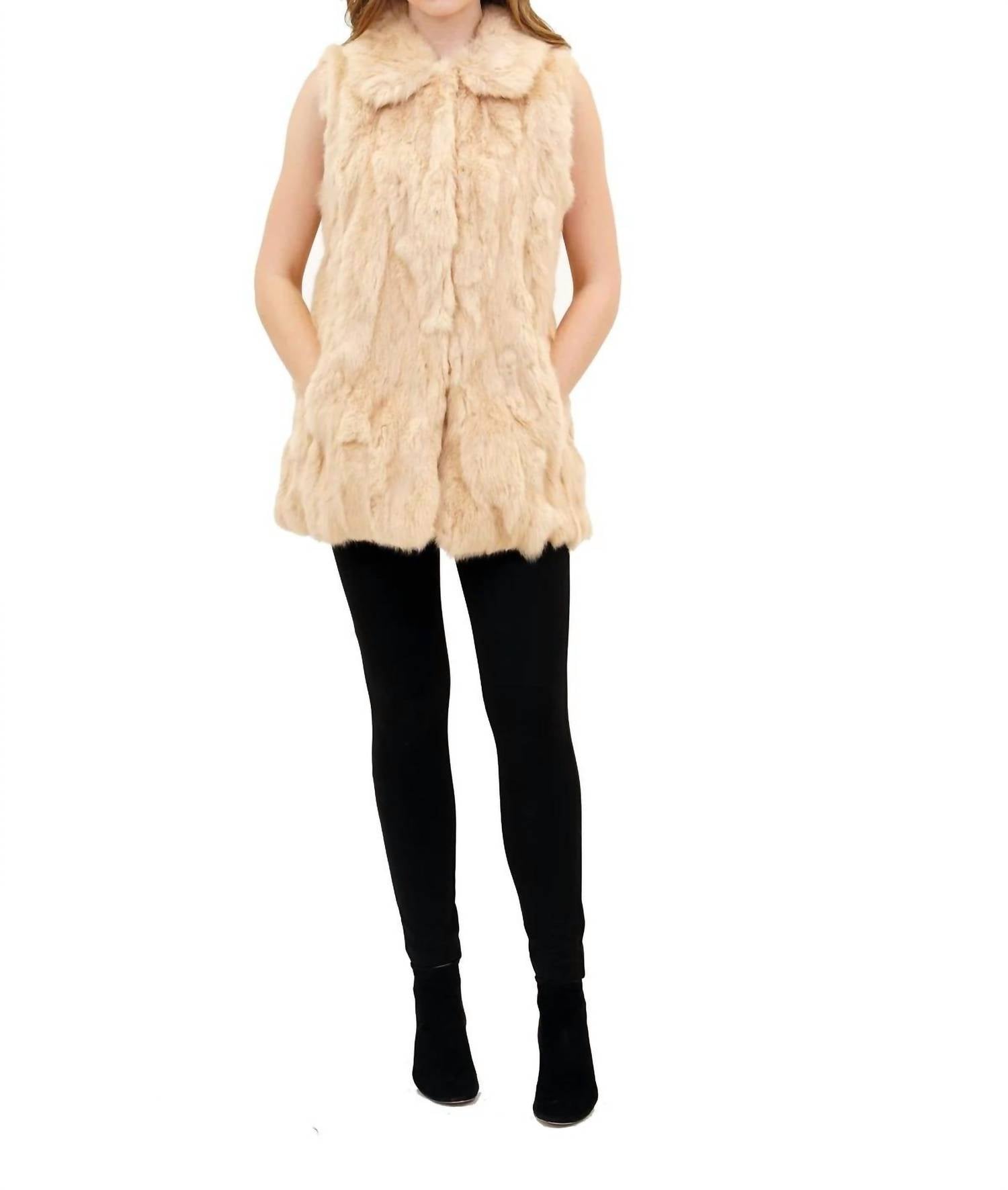 Faye Spread Collar Жилет из натурального меха кролика бежевого цвета LOVE TOKEN, Бежевый, Faye Spread Collar Жилет из натурального меха кролика бежевого цвета LOVE TOKEN
Faye Spread Collar Жилет из натурального меха кролика бежевого цвета LOVE TOKEN, Бежевый, Faye Spread Collar Жилет из натурального меха кролика бежевого цвета LOVE TOKEN