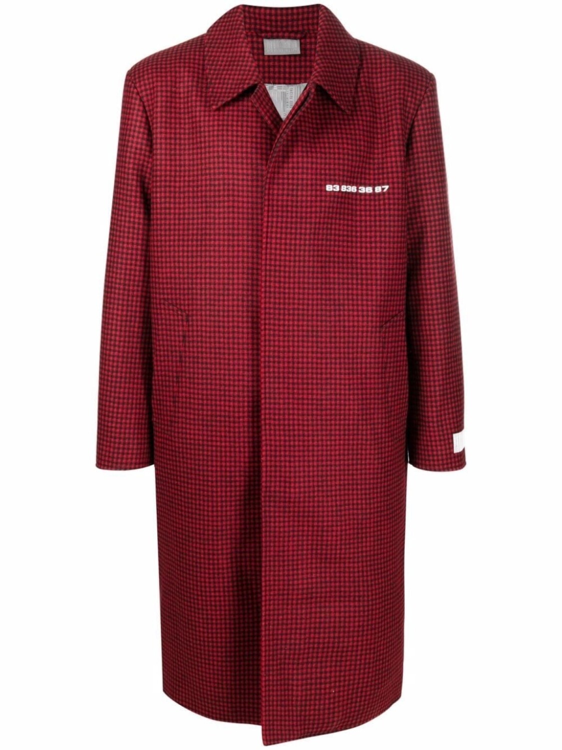 VTMNTS клетчатое пальто строгого кроя, красный
VTMNTS клетчатое пальто строгого кроя, красный