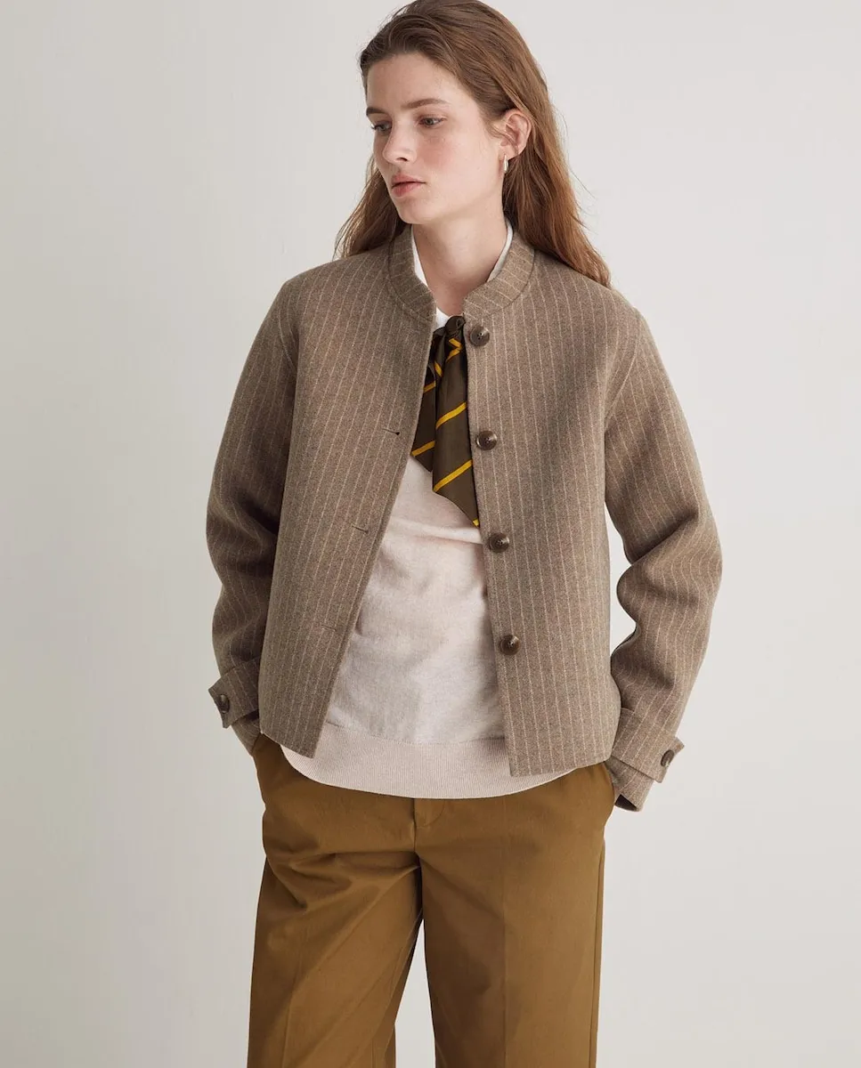 Женское короткое пальто на пуговицах Yerse, светло-коричневый
Женское короткое пальто на пуговицах Yerse, светло-коричневый